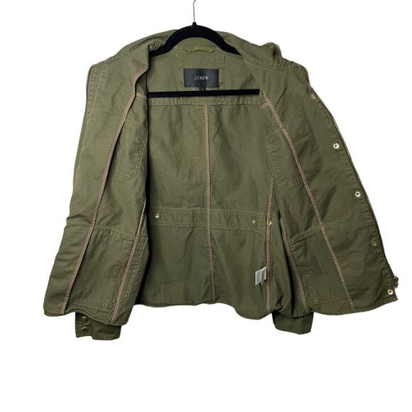 J. Crew Relaxed Boyfriend Field Utility Military Jacket - Picture 5 of 8